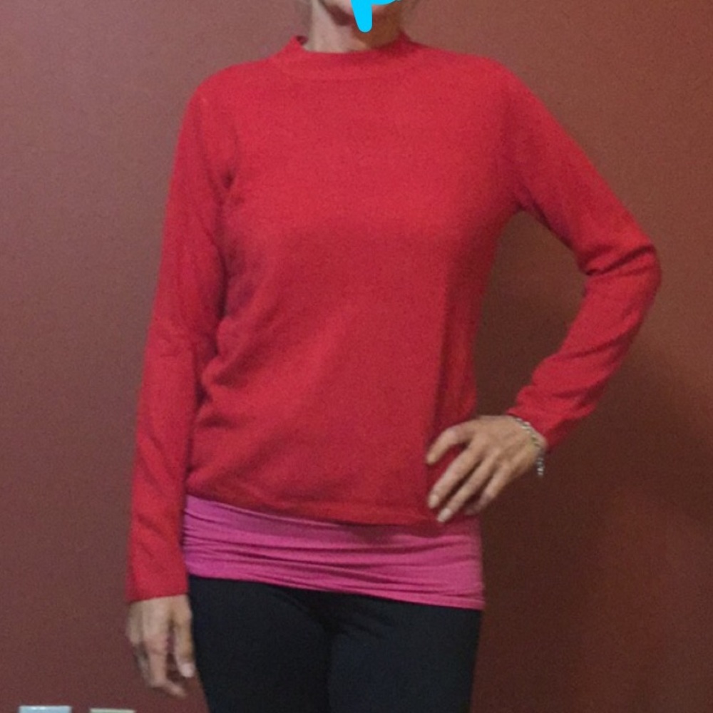Red sweater